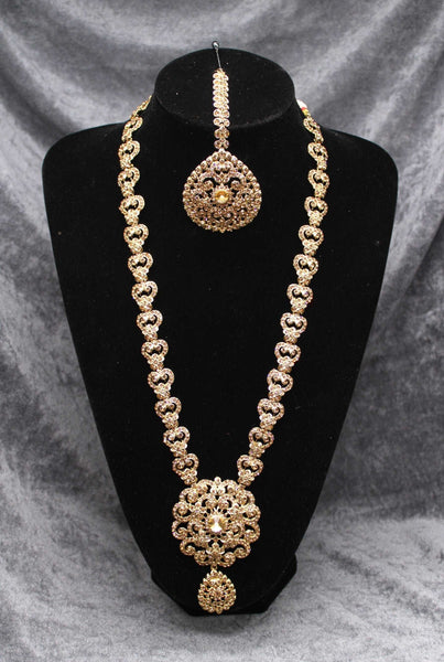 Stone Rani Haar Gold with Gold Stones 6