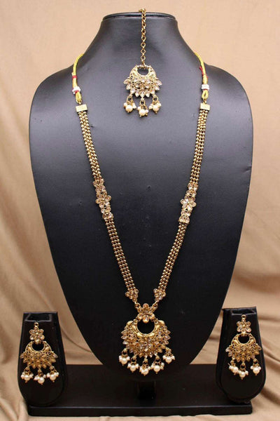 Arzoo Antique Gold Necklace Set. Two for £25