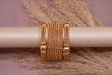 Parveen- Gold Plated Bangle Set