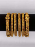 Parveen- Gold Plated Bangle Set