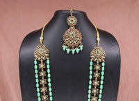 Trisha necklace set in Mint